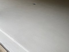 This is the completed, resurfaced and sealed garage floor.  